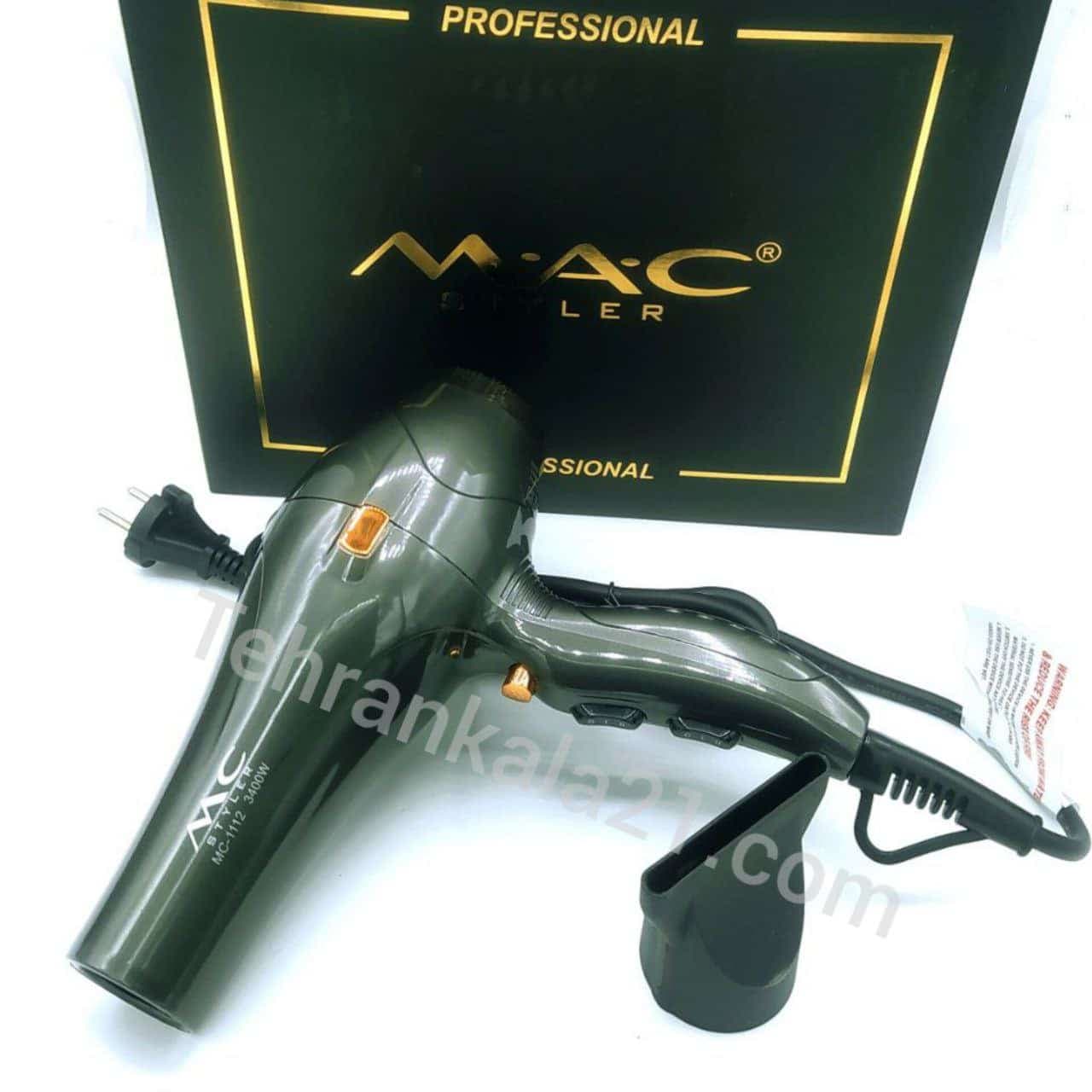 سشوار حرفه ای 3400 وات مک استایلر مدل MC-1112 — تصویر ۳