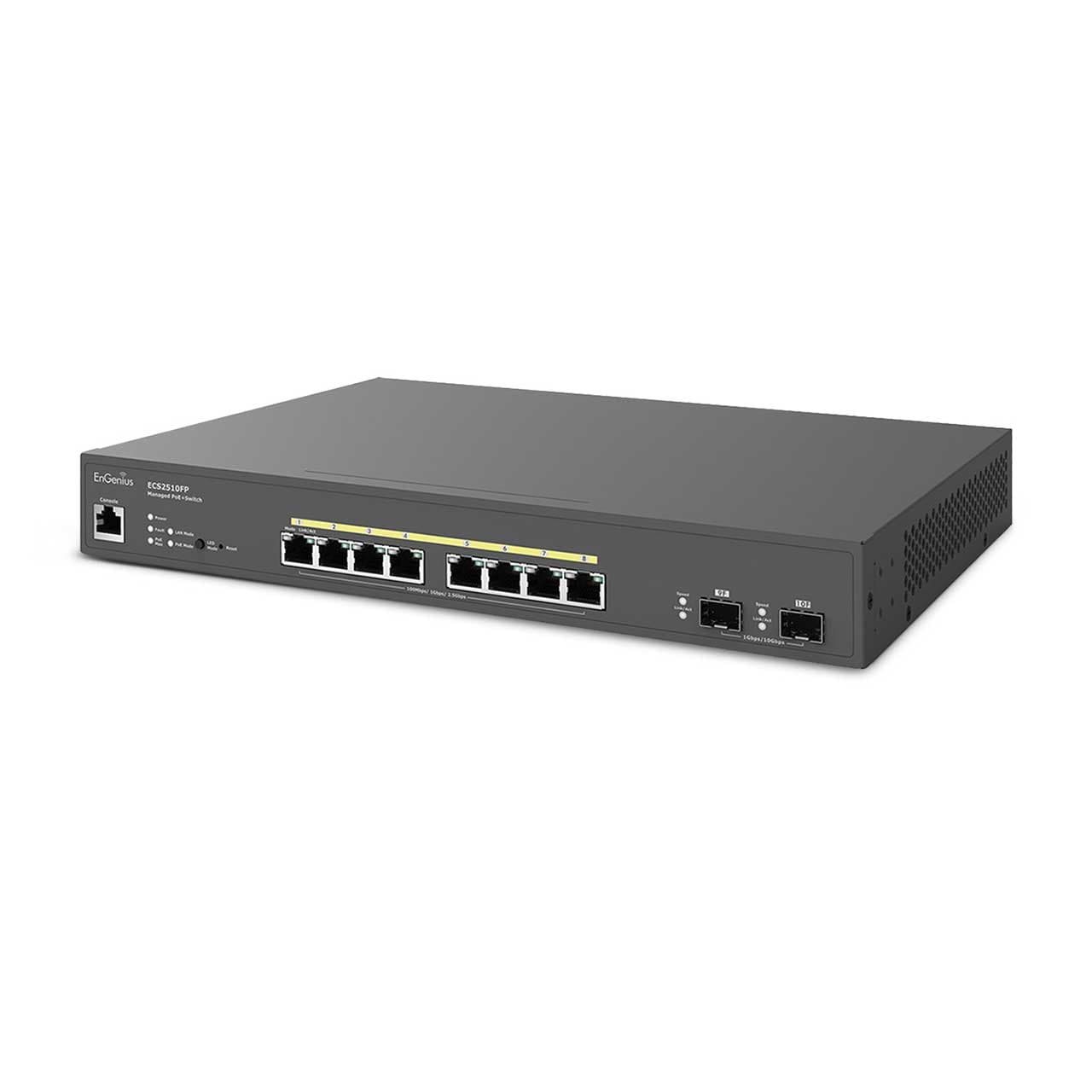 سوئیچ شبکه 8 پورت انجنیوس Engenius Cloud Managed PoE Switch ECS2510FP — تصویر ۷