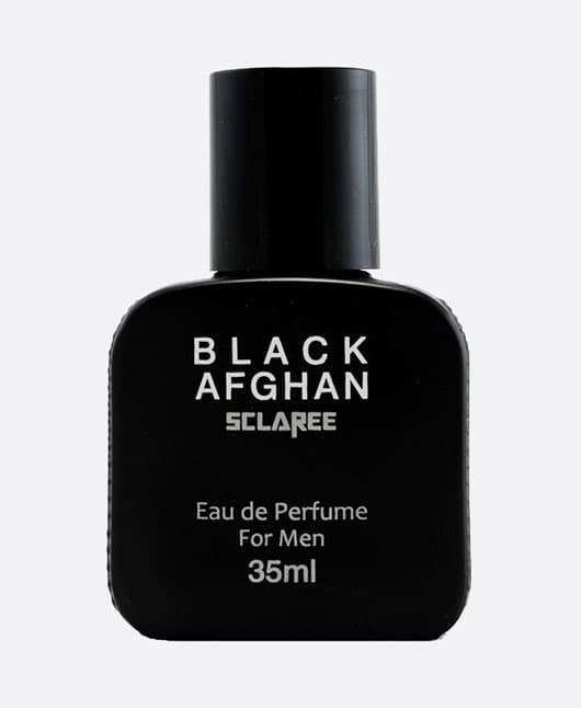 عطر جیبی اسکلاره مدل Black Afghan مردانه