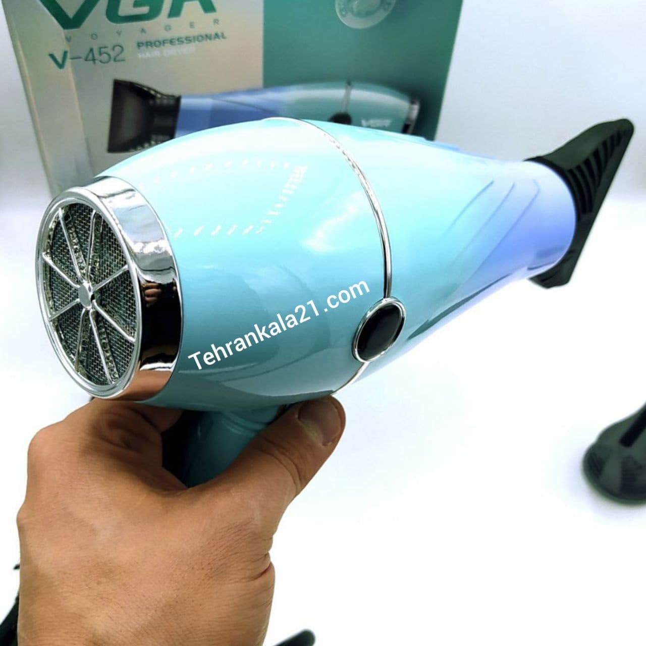 سشوار حرفه ای 2400 وات وی جی آر VGR مدل V-452 — تصویر ۵