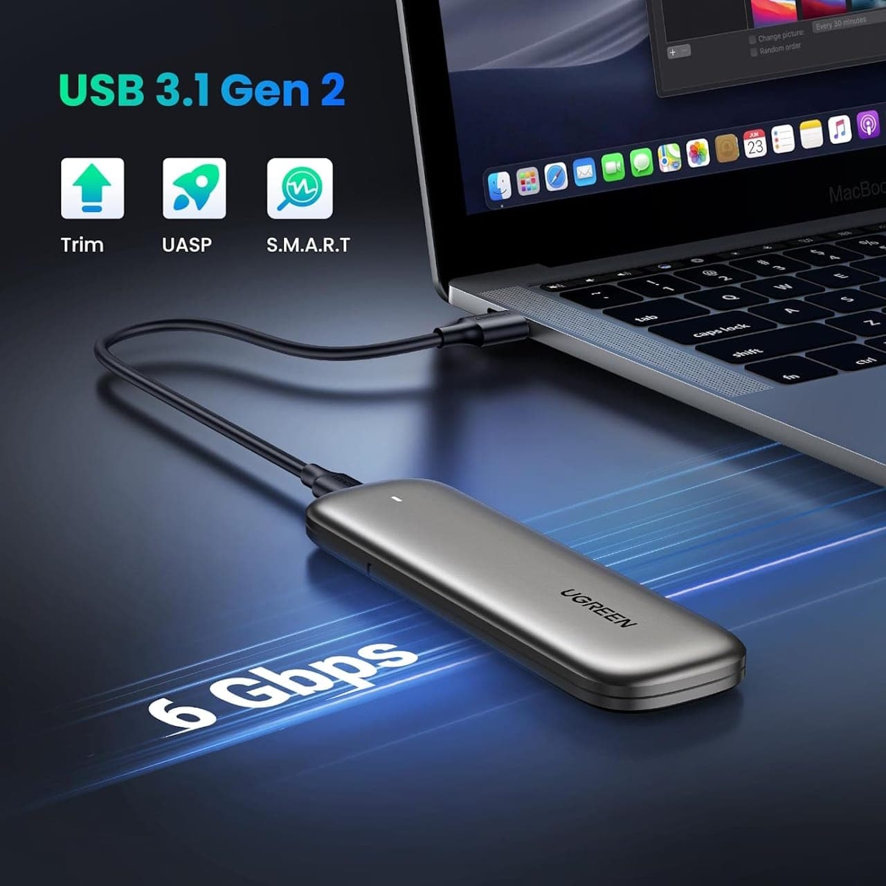 هارد باکس M.2 SATA SSD یوگرین مدل CM238-60355 — تصویر ۵