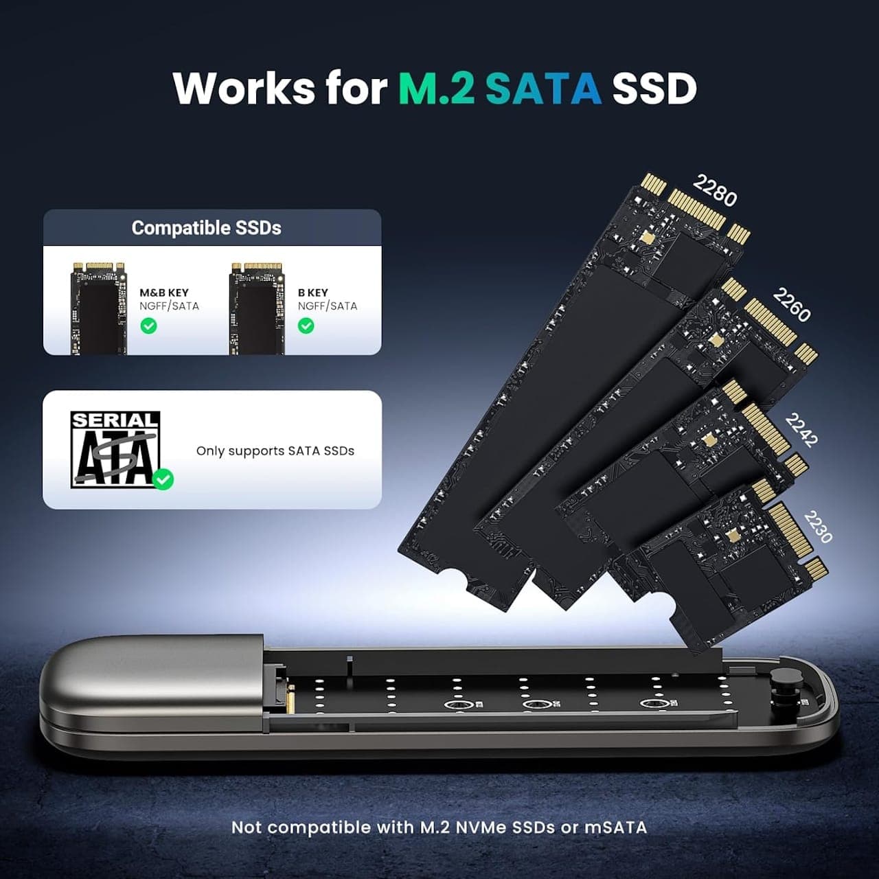هارد باکس M.2 SATA SSD یوگرین مدل CM238-60355 — تصویر ۶