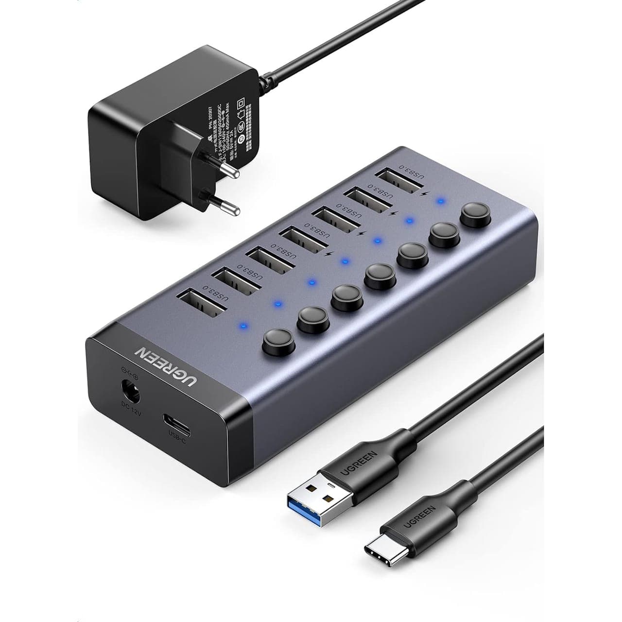 هاب 7 پورت USB 3.0 یوگرین مدل CM481-90307 — تصویر ۲