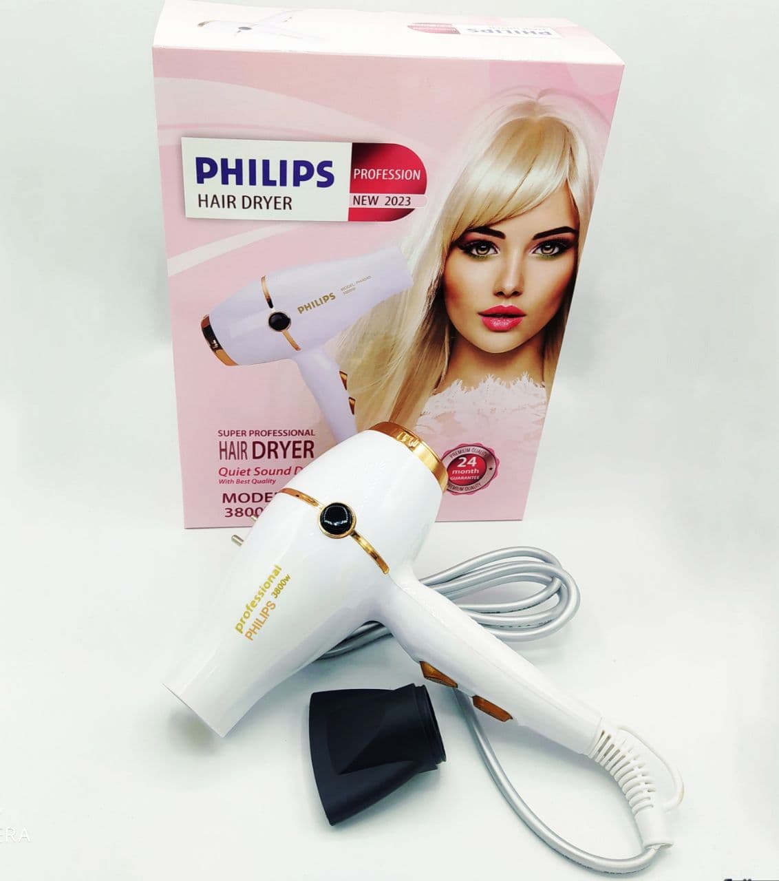 سشوار حرفه ای 3800 وات فیلیپس 2023 NEW مدل PH-4040 — تصویر ۲