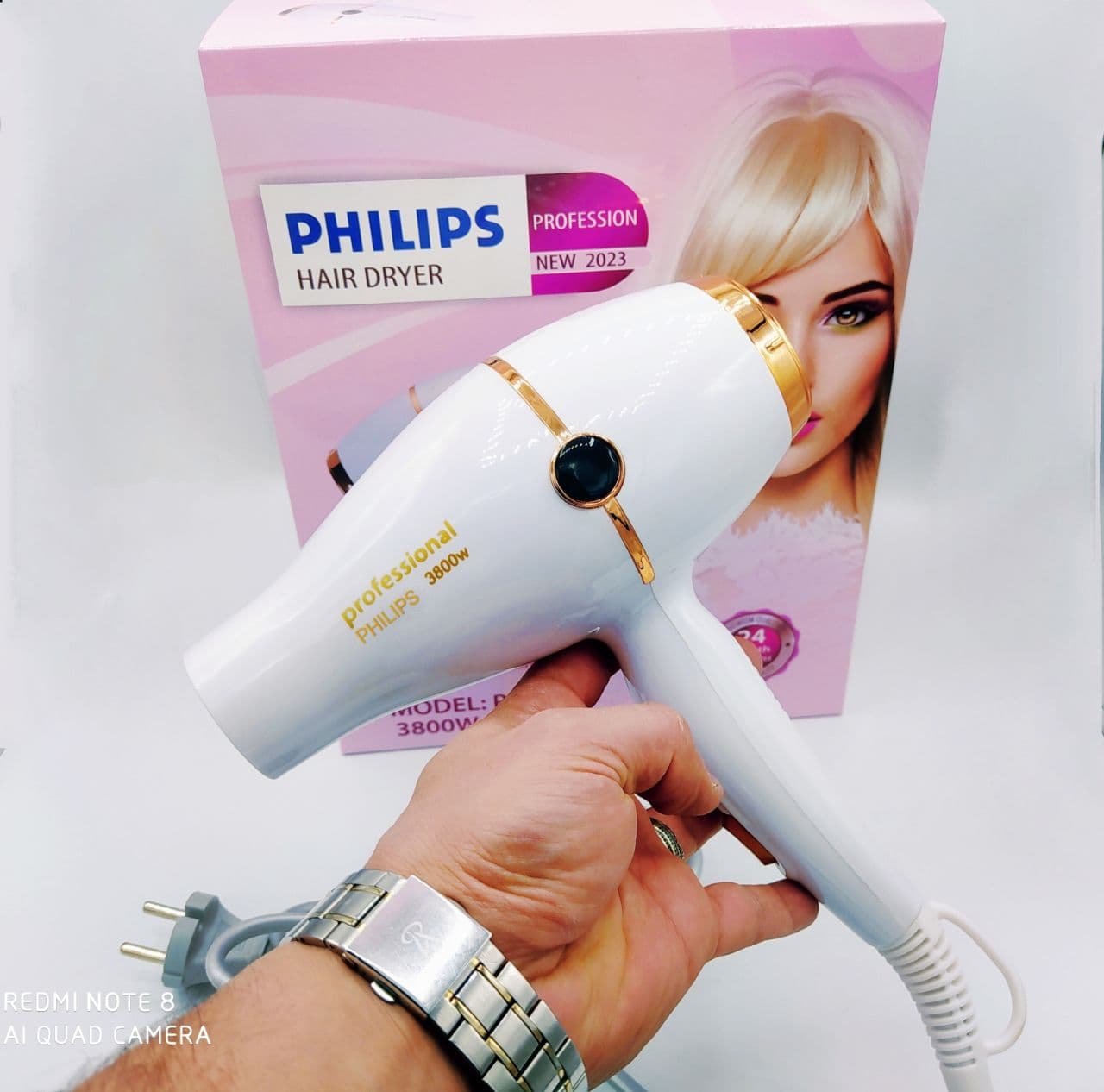 سشوار حرفه ای 3800 وات فیلیپس 2023 NEW مدل PH-4040 — تصویر ۳
