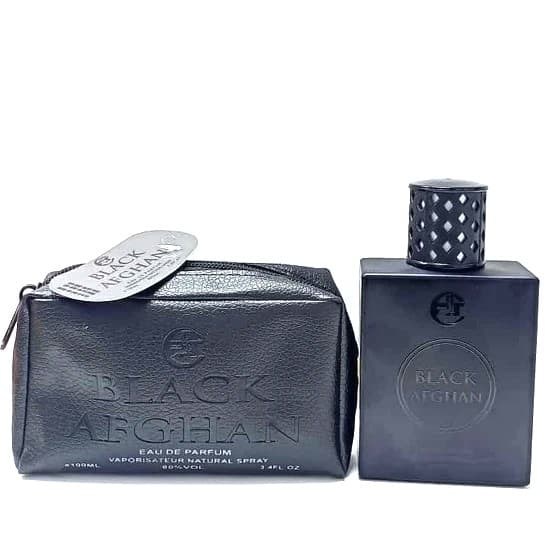 ادکلن ادوپرفیوم بلک افغان Black Afghan کیف چرمی حجم 100 میل