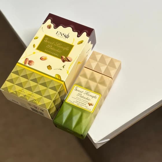 ادکلن ادوپرفیوم دبی چاکلت Dubai Chocolate رایحه شکلاتی حجم 100 میل — تصویر ۴