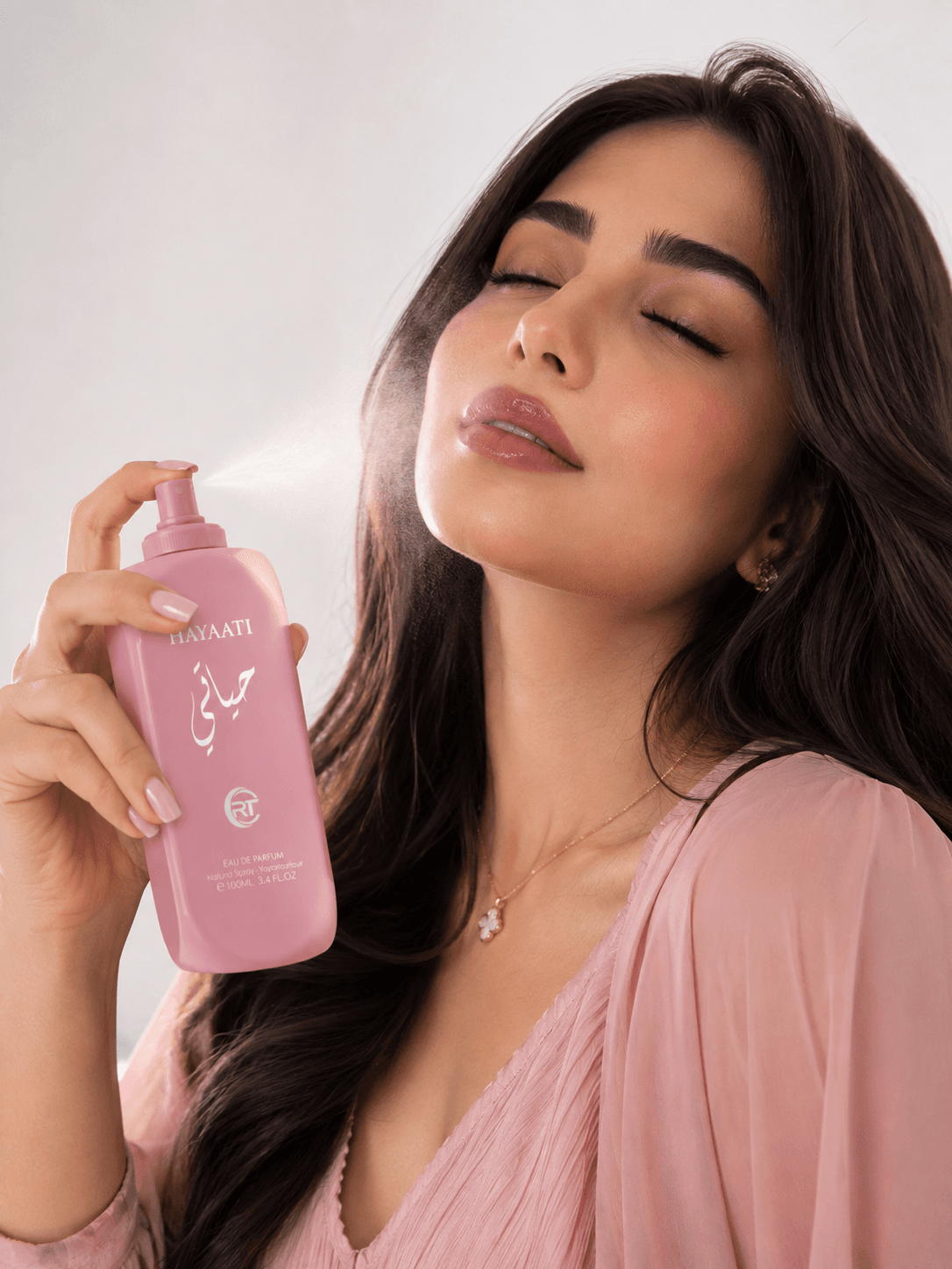 عطر ادکلن ادو پرفیوم حیاتی صورتی حجم 100 میل — تصویر ۵
