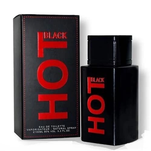 عطر ادکلن ادو پرفیوم مردانه هات بلک HOT BLACK حجم 100 میل