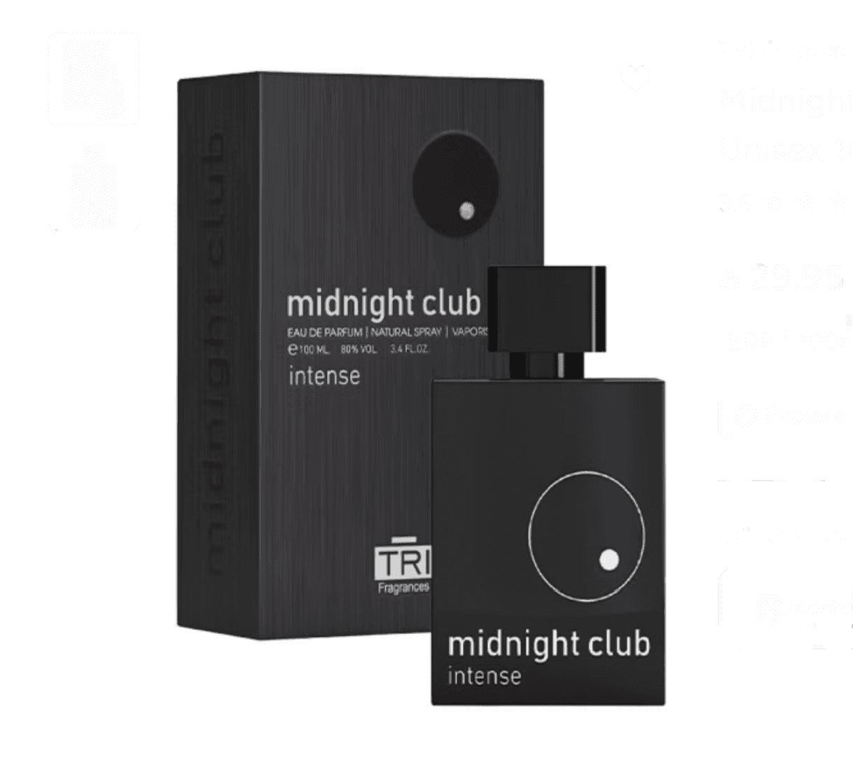 عطر ادکلن یونیسکس میدنایت کلاب اینتنس تری فرگرنس Midnight Club Intense حجم 100 میل — تصویر ۲