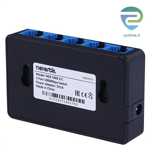 سوئیچ 5 پورت نتربیت گیگ مدل Neterbit Switch NGS-1005E-C — تصویر ۵