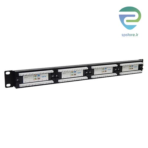 پچ پنل 24 پورت 1 یونیت وی نت مدل Vnet Patch Panel Cat6 UTP 24Port 1U — تصویر ۳