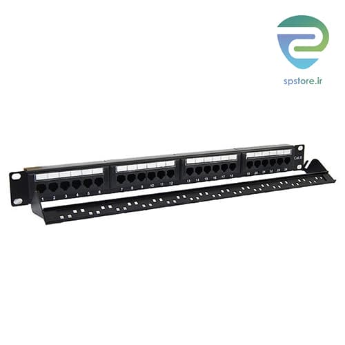 پچ پنل 24 پورت 1 یونیت وی نت مدل Vnet Patch Panel Cat6 UTP 24Port 1U — تصویر ۶