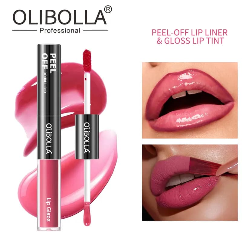 پک ۶ عددی پیلاف لب و لیپ گلاس دوطرفه اولیبولا OLIBOLLA — تصویر ۳