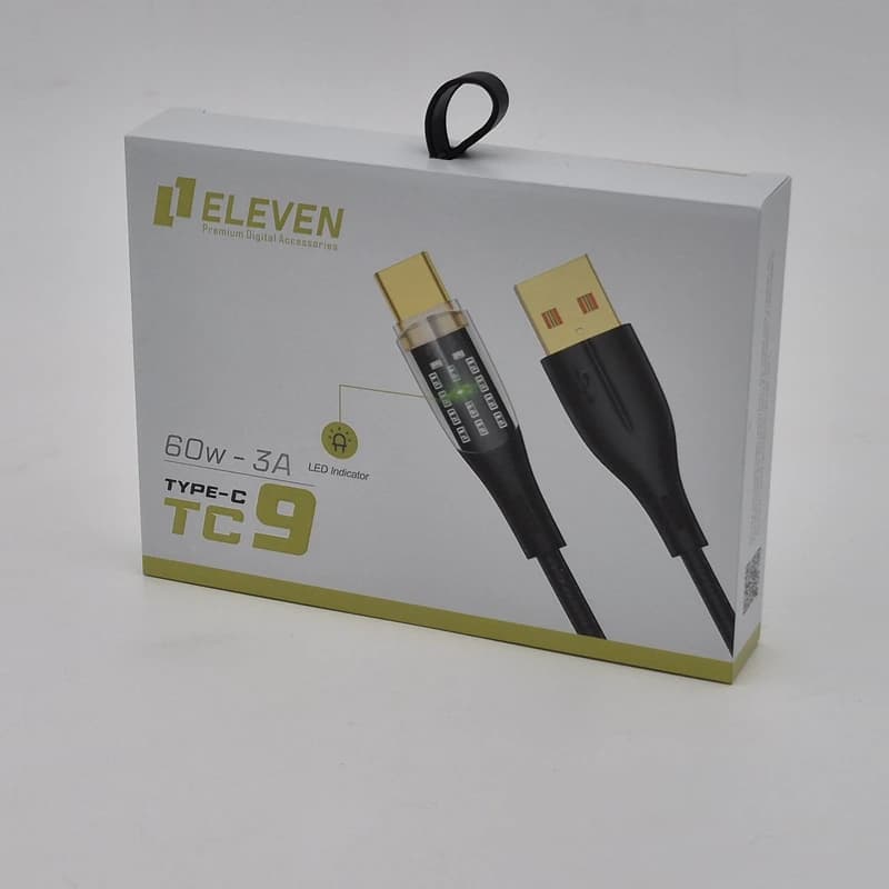 کابل تبدیل USB به USB-C ایلون مدل TC9 طول 1 متر — تصویر ۳