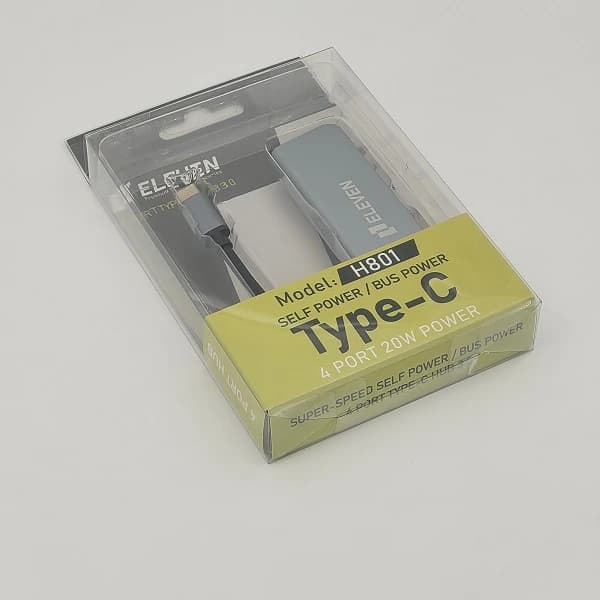هاب 4 پورت USB 2.0 پورت الون مدل ELEVEN TYPE-C H801 — تصویر ۳