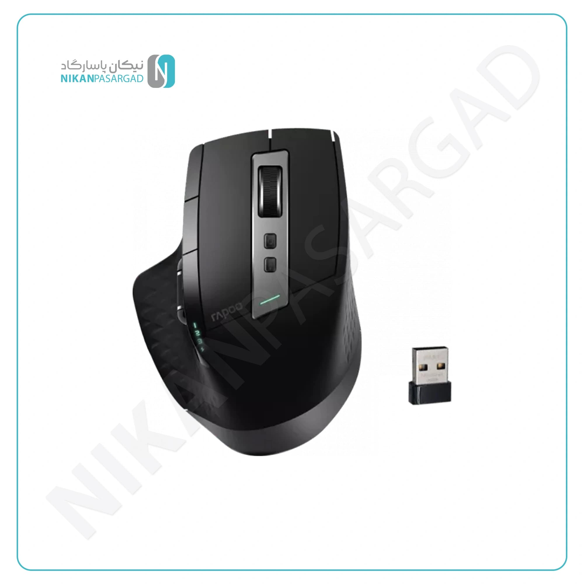 ماوس بی سیم رپو مدل RAPOO MT750 PLUS BLACK — تصویر ۱۰