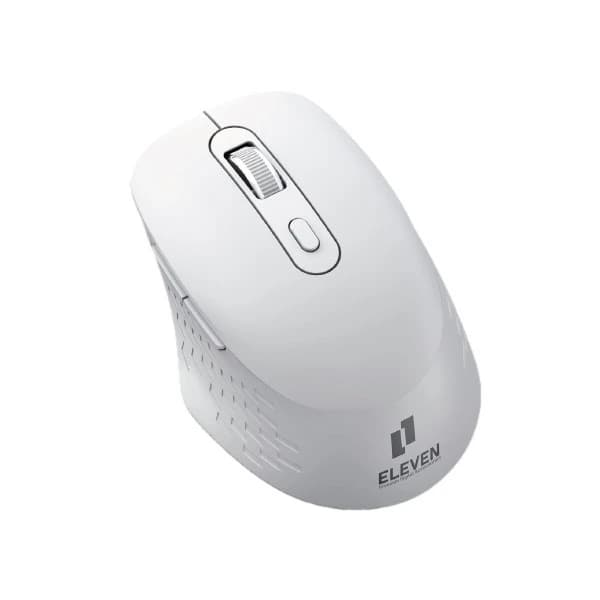 ماوس بی سیم سایلنت الون مدل ELEVEN WM917 White