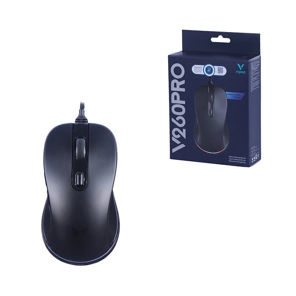 ماوس گیمینگ رپو مدل RAPOO V260 PRO Black — تصویر ۱۱
