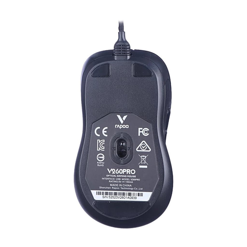 ماوس گیمینگ رپو مدل RAPOO V260 PRO Black — تصویر ۹