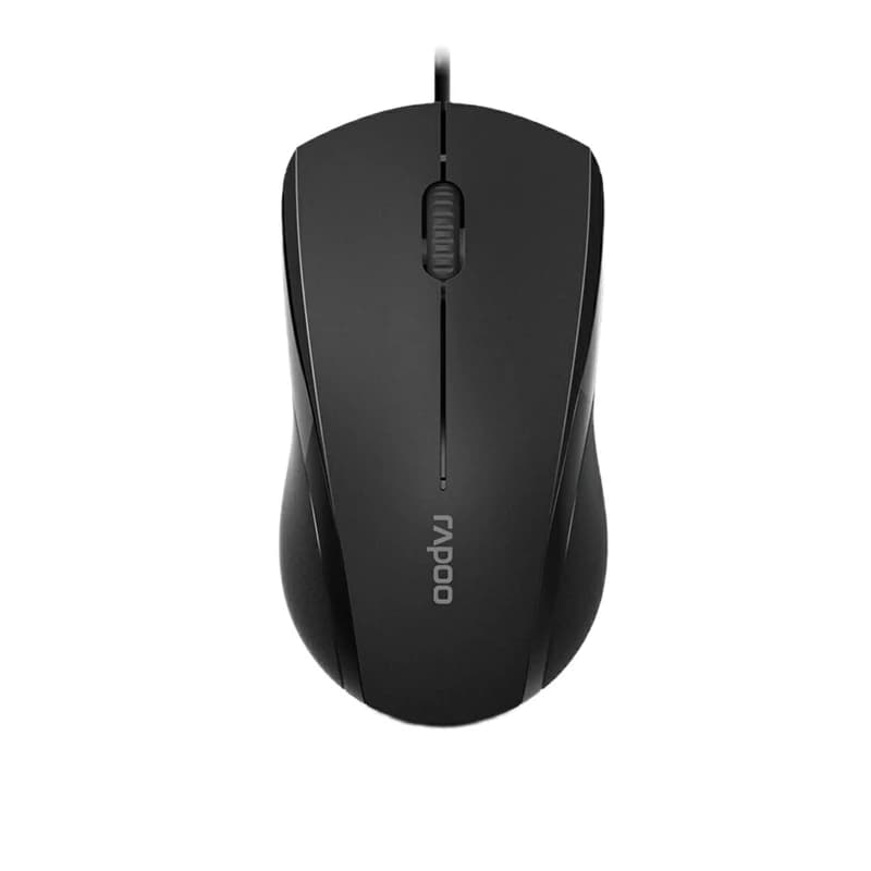 ماوس با سیم رپو مدل RAPOO N1600 Silent White — تصویر ۹