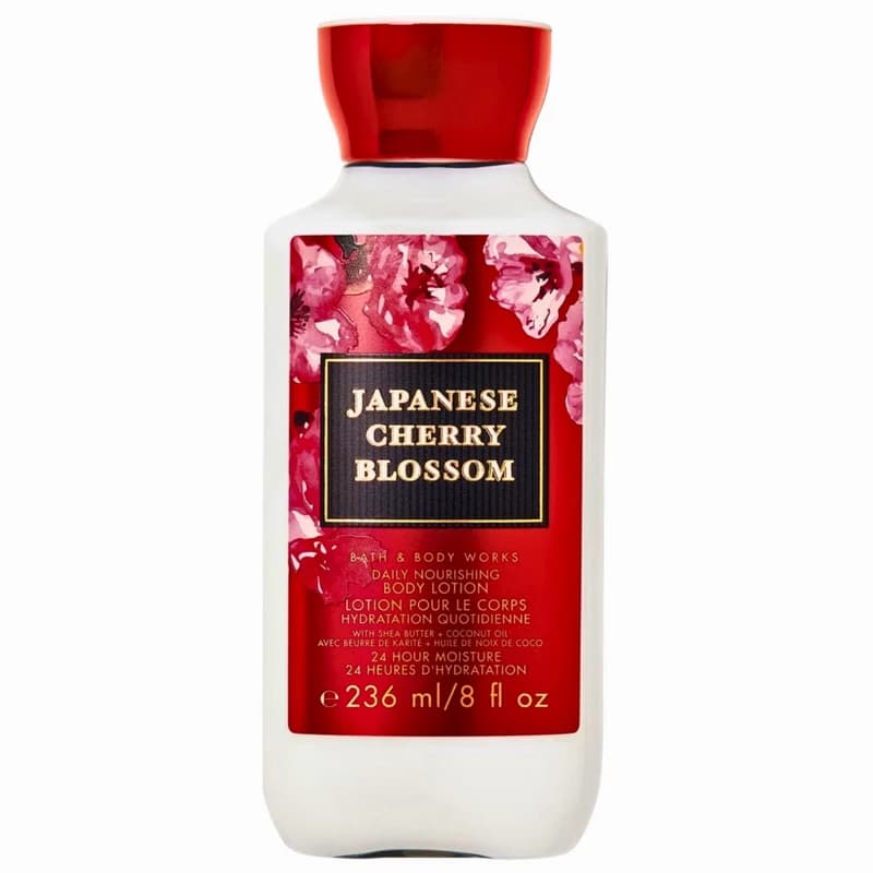 بادی اسپلش زنانه بس اند بادی Bath & Body Works مدل Japanese Cherry Blossom حجم 236 میل — تصویر ۷