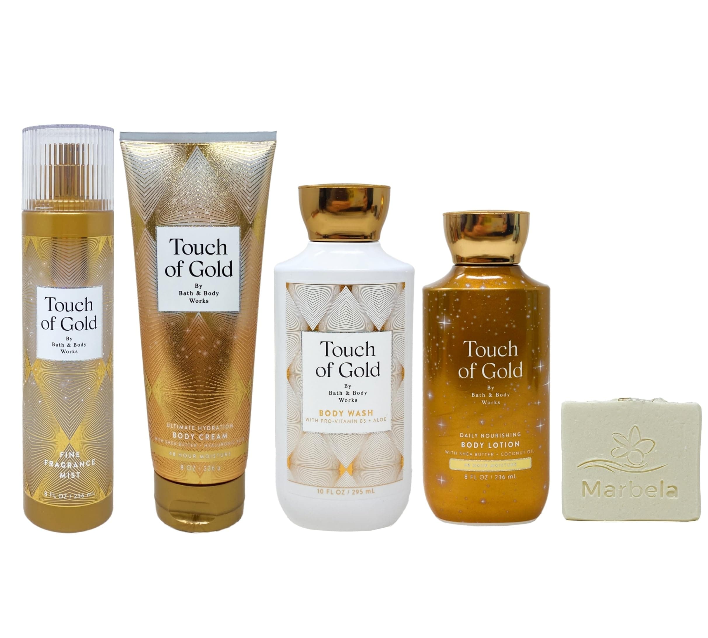 بادی اسپلش زنانه بس اند بادی Bath & Body Works مدل TOUCH OF GOLD حجم 236 میل — تصویر ۷