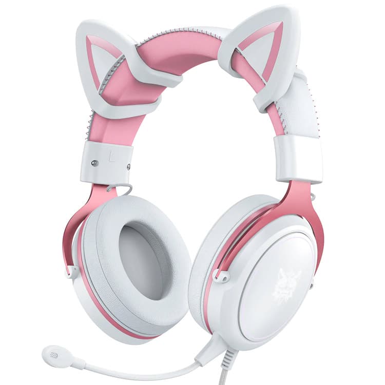 هدست گیمینگ اونیکوما ONIKUMA X10 PRO WHITE PINK — تصویر ۵