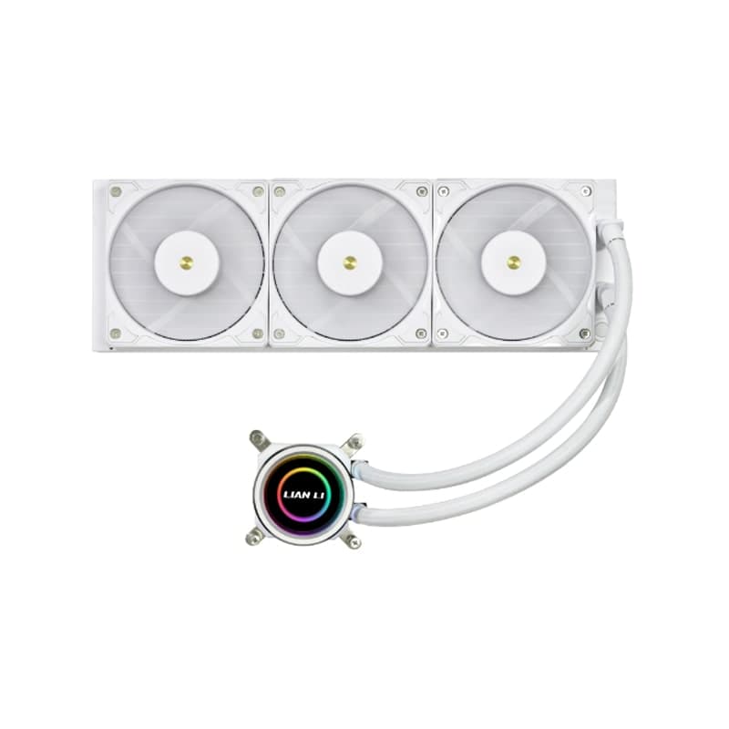 خنک کننده مایع پردازنده لیان لی مدل GA II TRINITY PERFORMANCE 360 White — تصویر ۴