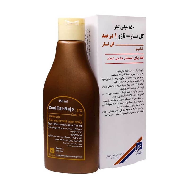 شامپو ضد شوره مو کل تار یک درصد ناژو 150 میلی لیتر