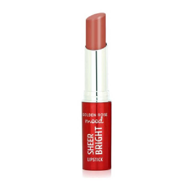 رژ لب جامد گلدن رز مدل Sheer Bright شماره 101