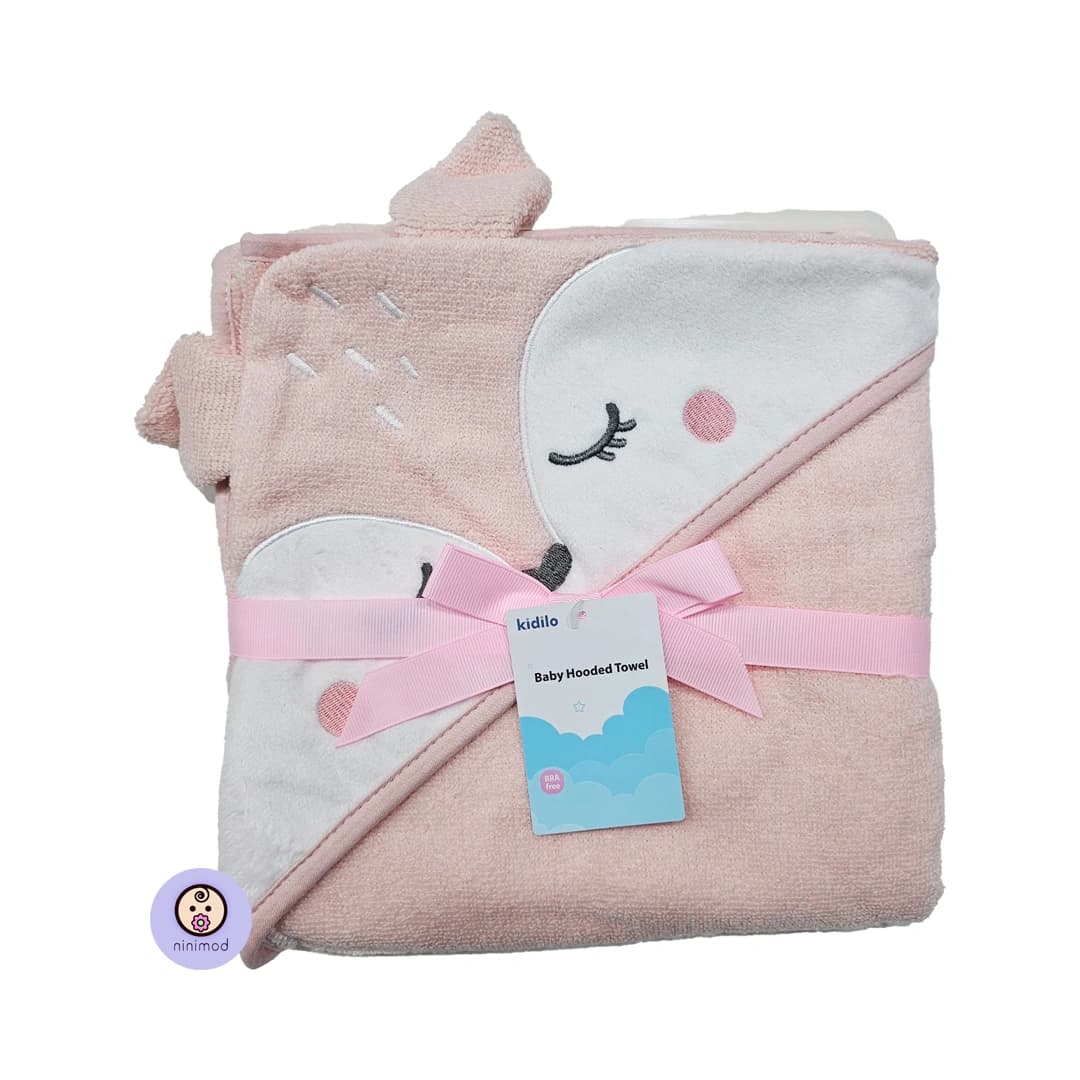حوله نوزاد کلاه دارکیدیلو کد Kidilo KD-6003 — تصویر ۴