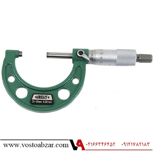 میکرومتر خارج سنج اینسایز 50-25 میلیمتر مدل 50A-3203 — تصویر ۲
