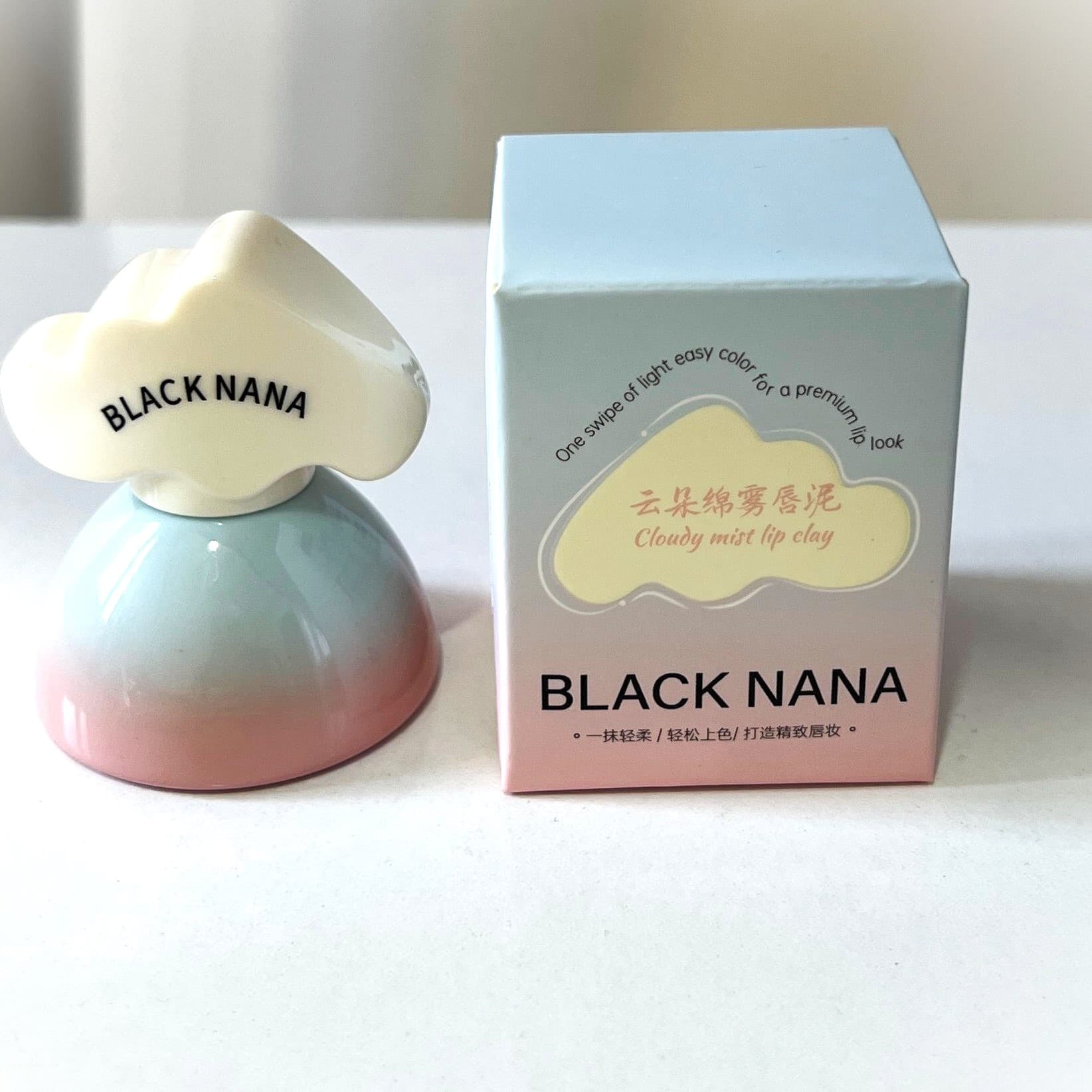 پک ۶ عددی رژ لب خمیری مات طرح ابر بلک نانا Black Nana — تصویر ۲