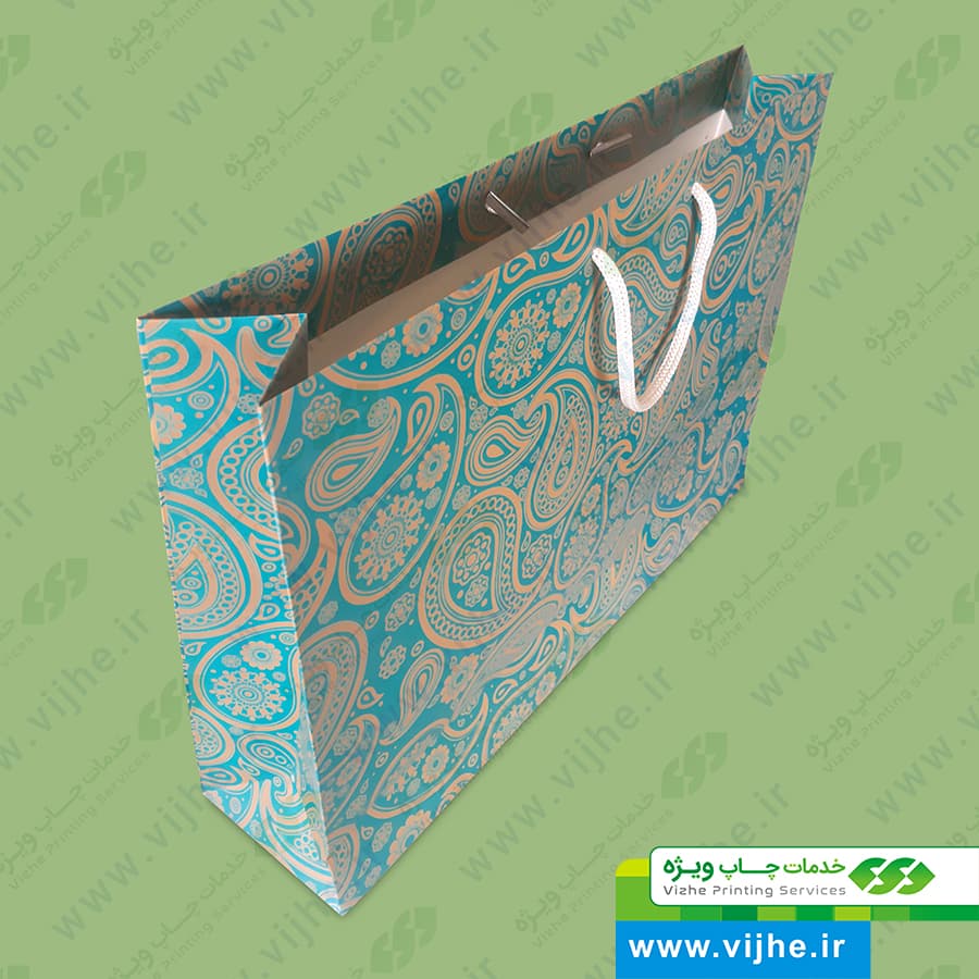 ساک خرید گلاسه با روکش سلفون کد V8 — تصویر ۴