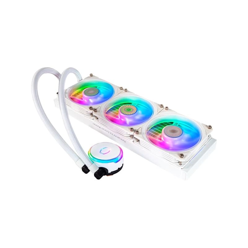 خنک کننده مایع کولر مستر مدل PL360 FLUX White — تصویر ۵