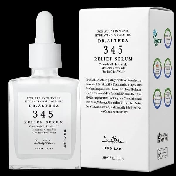 سرم تسکین‌ دهنده و آبرسان دکتر آلتیا 345 Relief Serum حجم 30 میل