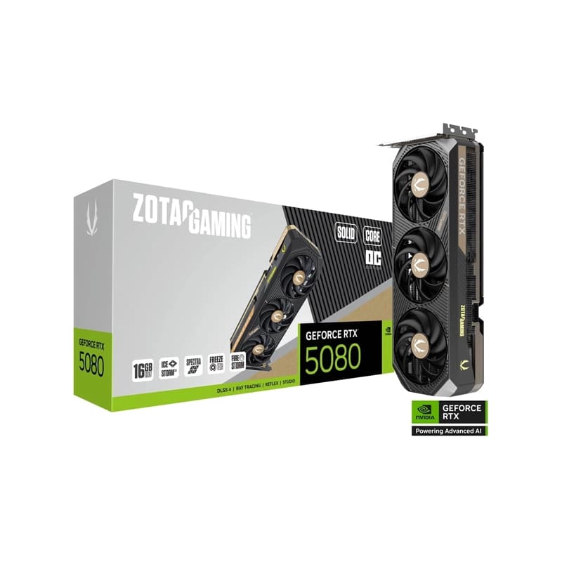 کارت گرافیک زوتاک GAMING GeForce RTX5080 SOLID CORE OC