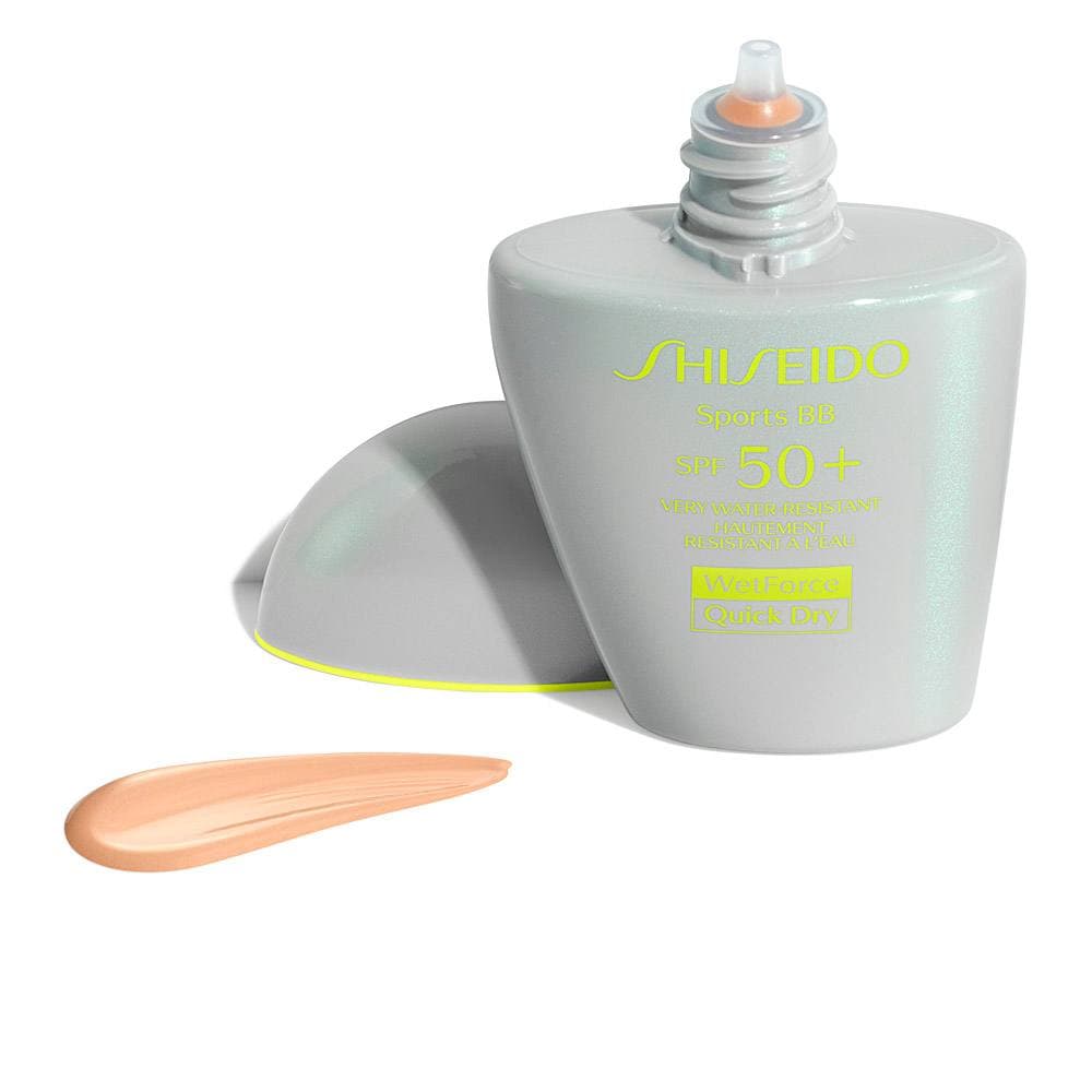 کرم BB ضد آفتاب ورزشی شیسیدو Shiseido مدل Sports BB Cream SPF 50+ رنگ مدیوم دارک حجم 30 میل — تصویر ۶
