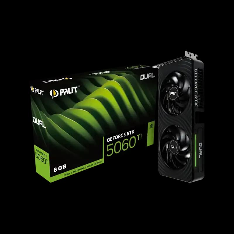 کارت گرافیک پالیت GeForce RTX5060 Ti Dual 8GB GDDR7 — تصویر ۲