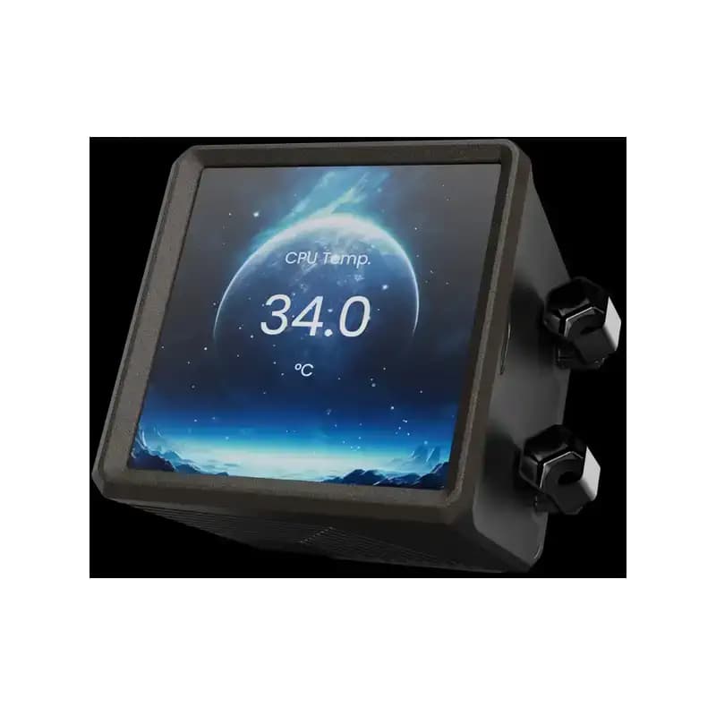 خنک کننده مایع گیم دیاس AURA GL240 LCD ARGB — تصویر ۷