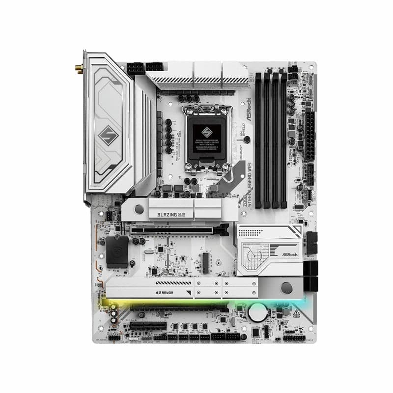 مادربرد ازراک مدل Z890 Steel Legend WiFi DDR5 — تصویر ۴