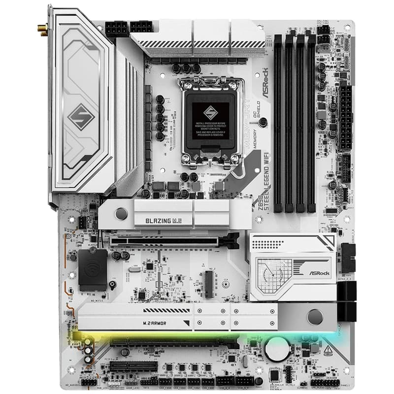 مادربرد ازراک مدل Z890 Steel Legend WiFi DDR5 — تصویر ۸