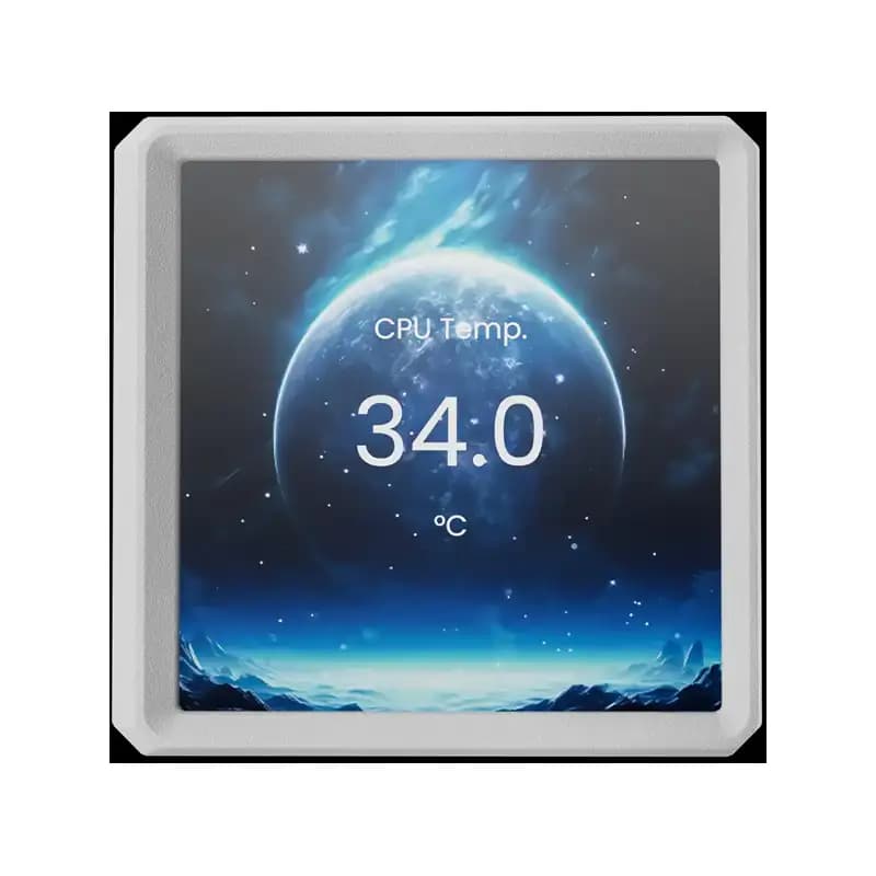 خنک کننده مایع گیم دیاس AURA GL360 LCD WH ARGB — تصویر ۵