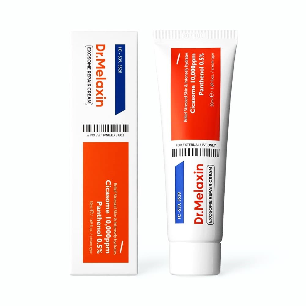 کرم ترمیم‌ کننده سیکا اگزوزوم دکتر ملاکسین Dr Melaxin Exosome Repair حجم 50 میل