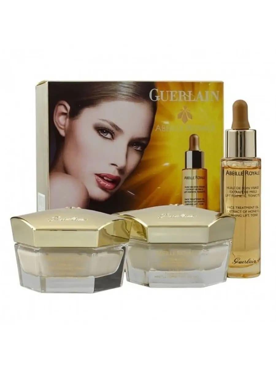 ست 3 تکه کرم های جوانساز روز و شب و سرم درمانی گرلن Guerlain — تصویر ۵