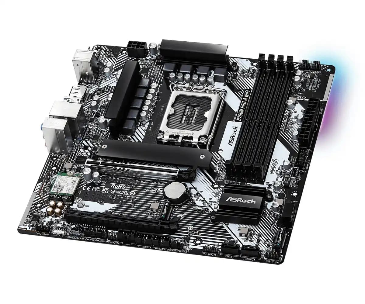 مادربرد ازراک B760M Pro-A WiFi DDR5 — تصویر ۱۲