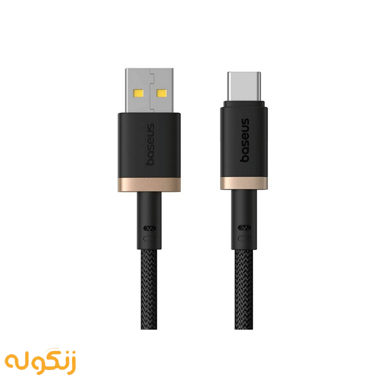 کابل فست شارژ USB به Type-C بیسوس Dura 60W طول 1 متر — تصویر ۶