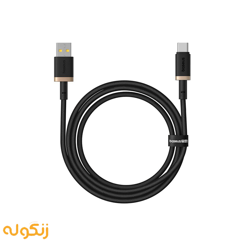 کابل فست شارژ USB به Type-C بیسوس Dura 60W طول 1 متر