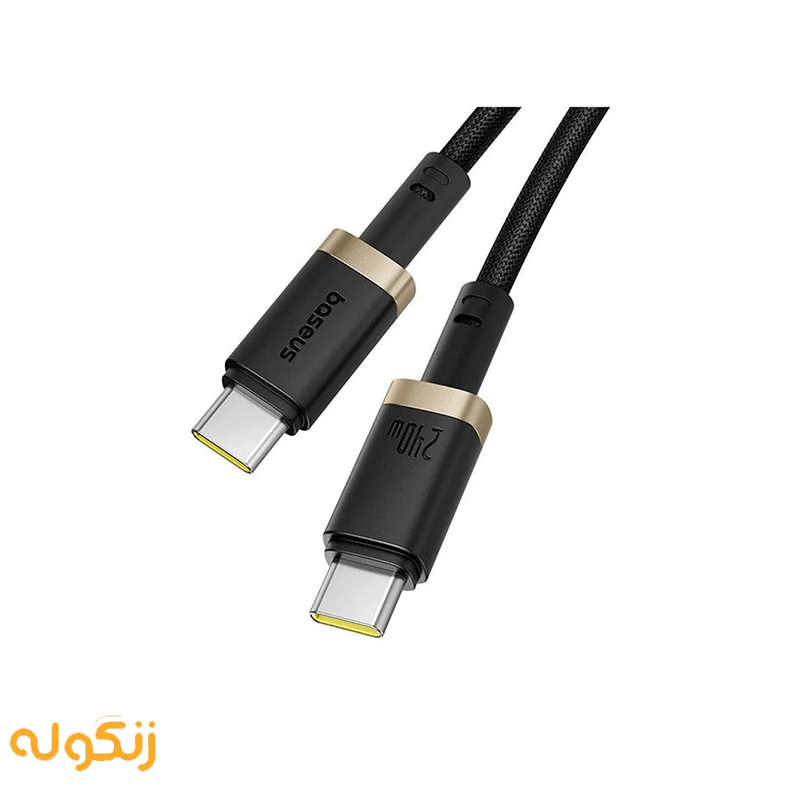کابل تبدیل USB-C به USB-C بیسوس مدل Dura Series 240W طول 1 متر — تصویر ۴
